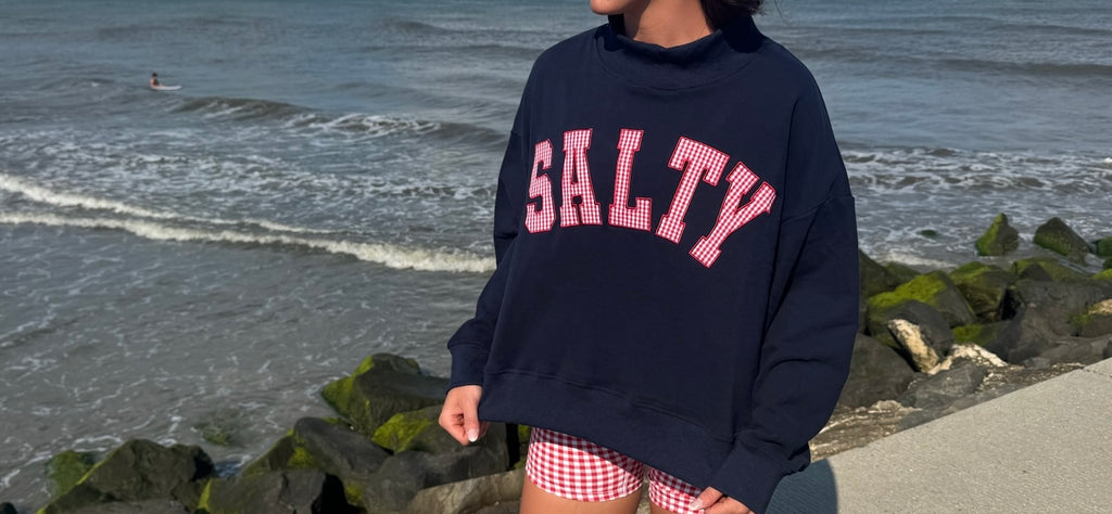 Salty Mock neck
