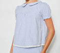 Poolside Plaid Top