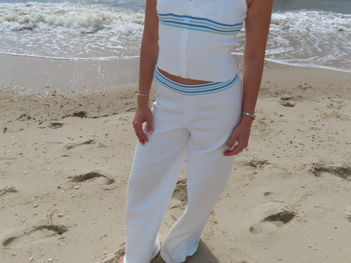 The Marina Stripe Sweater Bottom