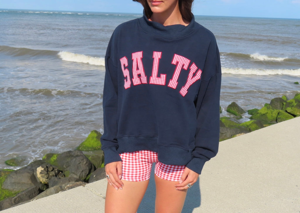 Salty Mock neck