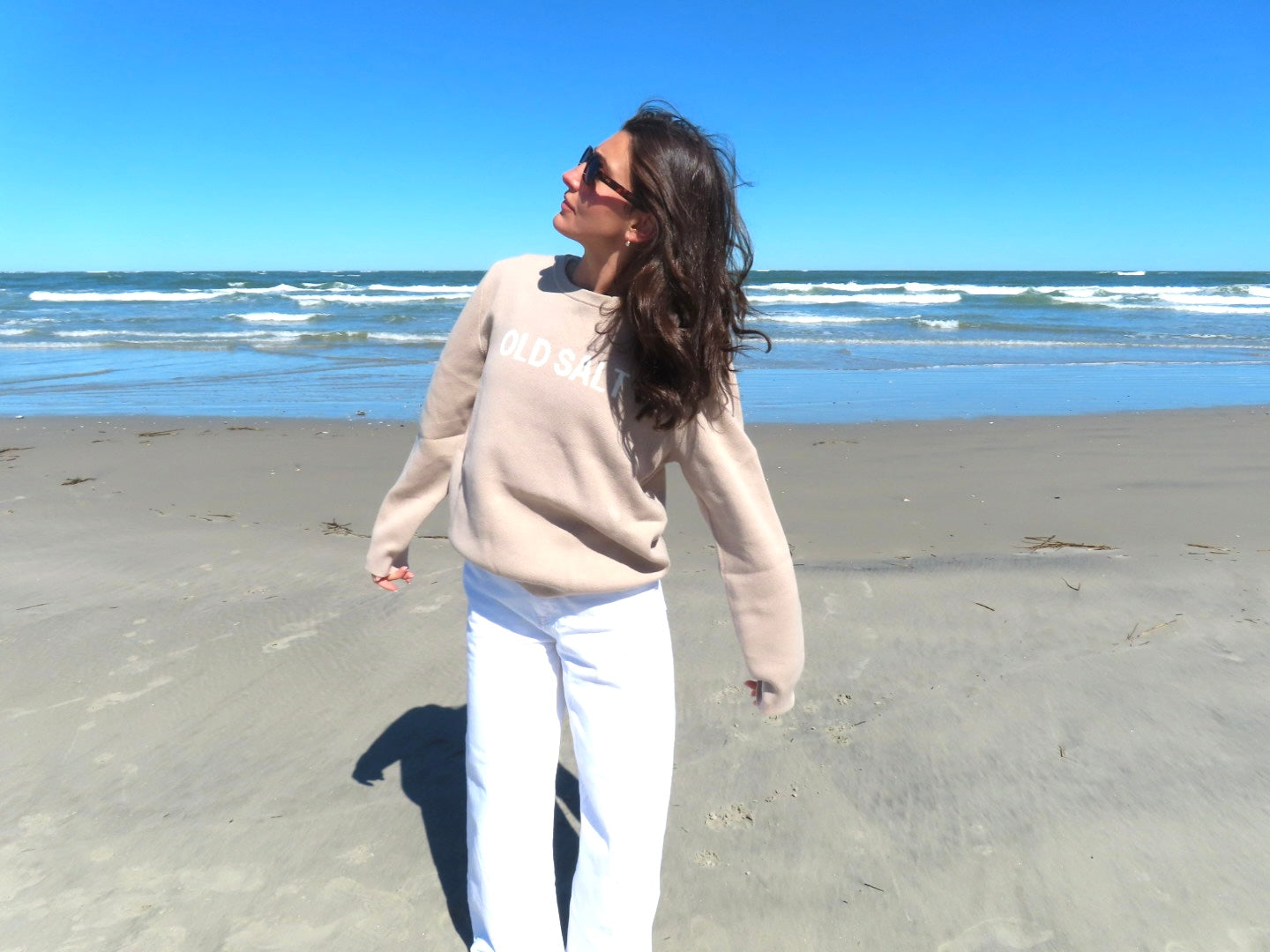 Old Salt Sweater Beige