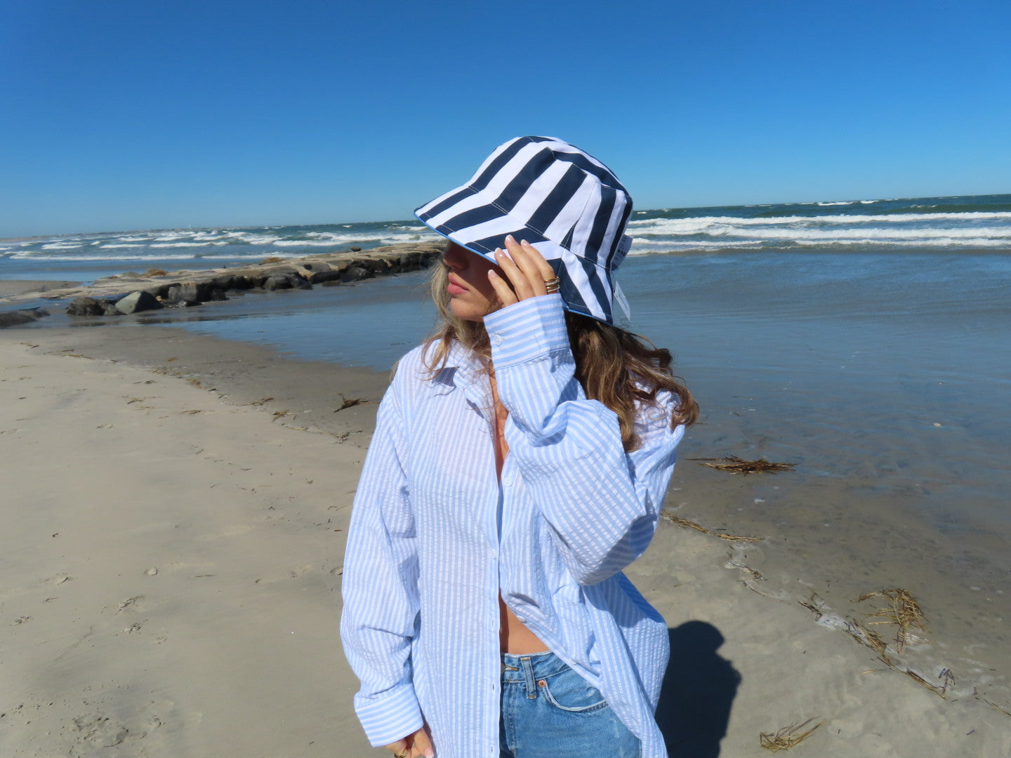 Crab Reversible Bucket Hat
