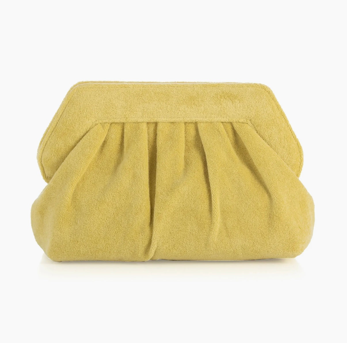 Yellow Terry Cloth Clutch